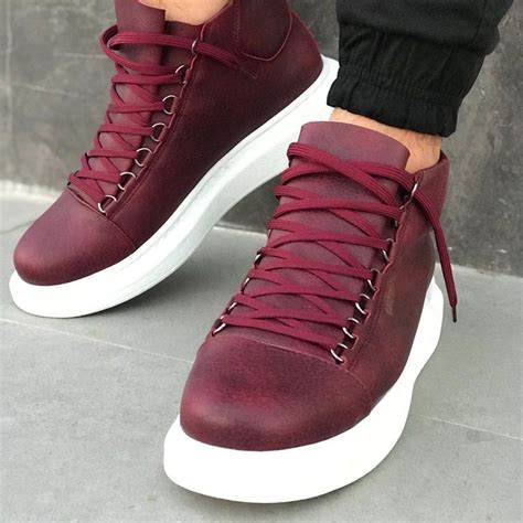 Red Male Sneakers | Mens sneakers casual, Sneakers men fashion ...