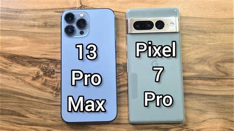 Google Pixel 7 Pro vs iPhone 13 Pro Max - YouTube