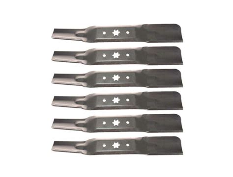 Set of 6 Cub Cadet XT2-LX50 50" Lawn Tractor Replacement Mower Blades ...