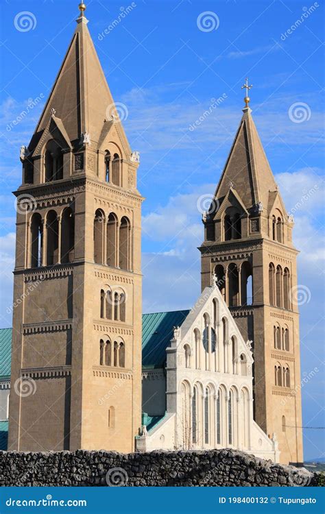 Cathedral in Pecs, Hungary stock photo. Image of building - 198400132