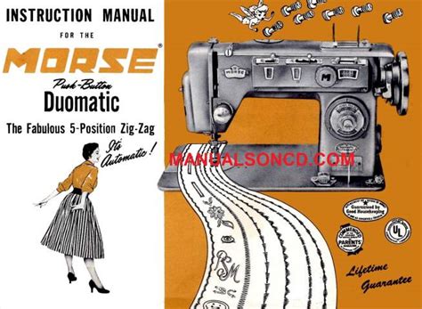 Morse Duomatic Sewing Machine Instruction Manual