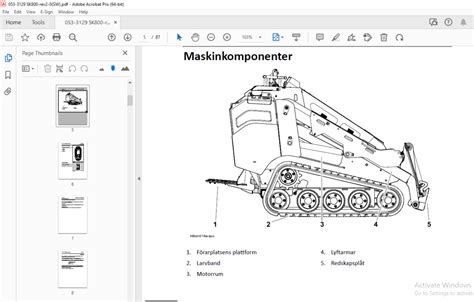 Ditch Witch SK800 Kubota D1105 Instruktionsbok 053-3129 PDF - HeyDownloads - Manual Downloads