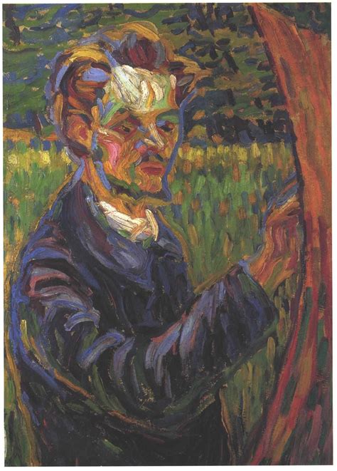 Portrait of Erich Heckel at the Easel - Ernst Ludwig Kirchner - WikiArt.org