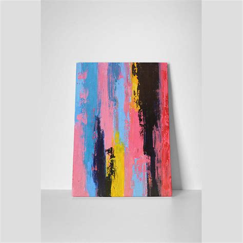 Contemporary Abstract Art Print On Canvas By Ruby and B | notonthehighstreet.com