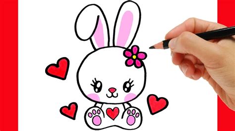 HOW TO DRAW A CUTE BUNNY - kawaii drawings