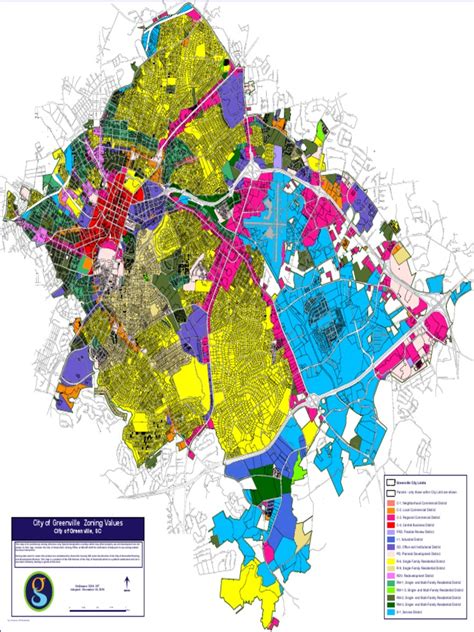 City of Greenville zoning map