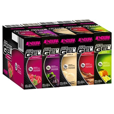 Endura Sports Energy Gel 20 x 35g Sachets – Discount Chemist