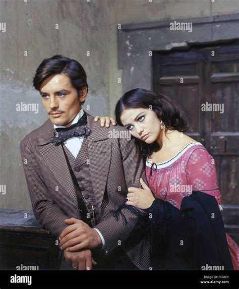 Alain Delon, Claudia Cardinale / The Leopard 1963 directed by Luchino Visconti Stock Photo - Alamy