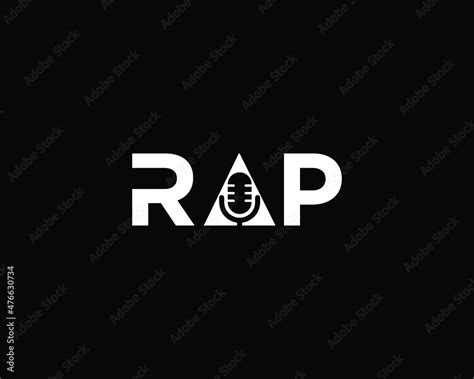 RAP Logo Design | Creative Minimal RAP Logo Design | Unique RAP Music Logo Stock Vector | Adobe ...