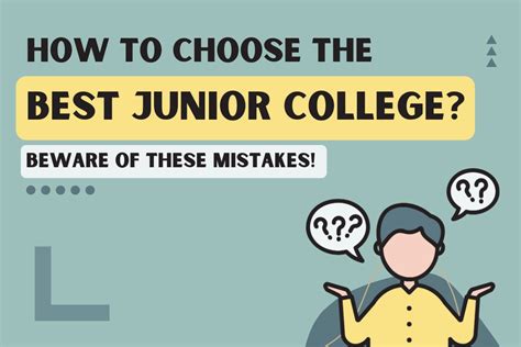 Find the Perfect Junior College to Launch Your Future: Avoid These Mistakes