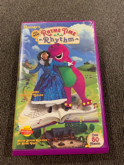 Barney Rhyme Time Rhythm Mother Goose VHS VCR Videotape - Etsy Hong Kong