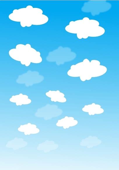 Sky With Clouds clip art Free vector in Open office drawing svg ( .svg ...