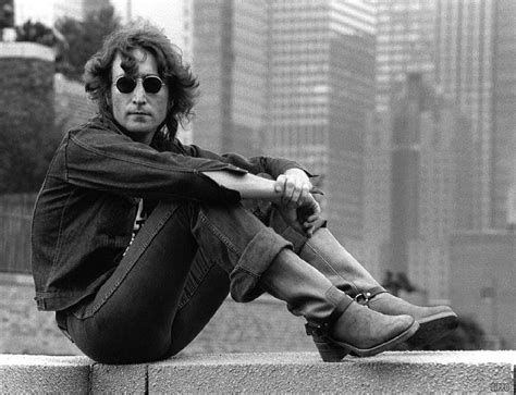 John Lennon 1974 New York - Artist rock musician singer songwriter