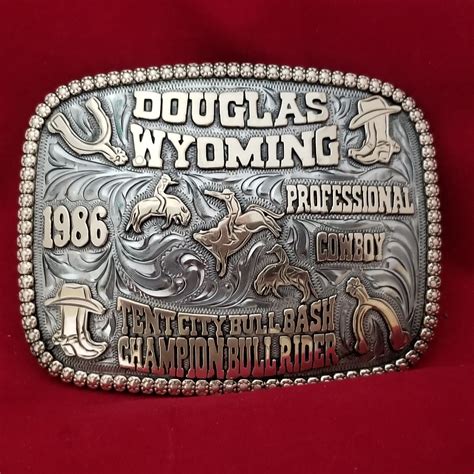 Custom Rodeo Trophy Belt Buckles | Texas - Judge Leo Smith's Buckles