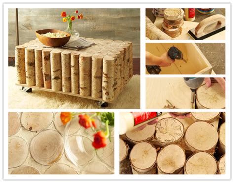How To Build DIY Log Coffee Table | How To Instructions