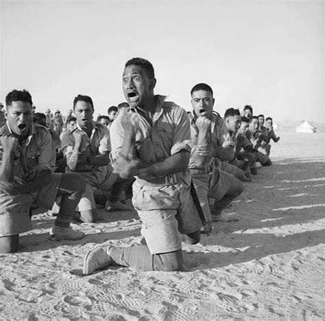 Maori troops performing the haka in North Africa July 1941. | History ...