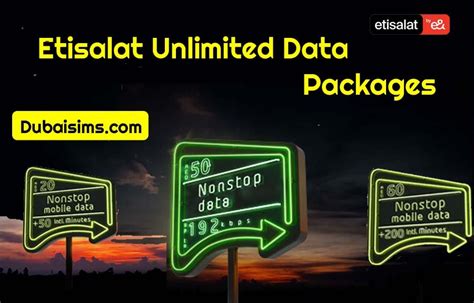 Etisalat Internet Packages & Plans (2024) - Dubai Sims