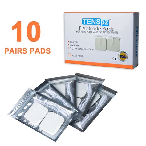 KOMWELL TENS Electrode Pads High quality TENS Unit Electrodes 2"x 2 ...