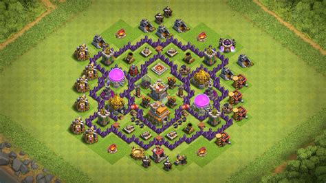 Clash Of Clans Base Buildings : Clash of Clans Town Hall 7 (th7) Trophy Base 2016