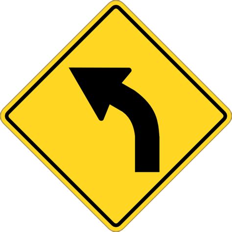 Sign Turn Left Clip Art at Clker.com - vector clip art online, royalty free & public domain