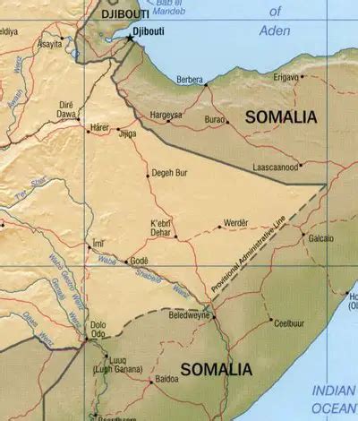 Ogaden Map - MapSof.net