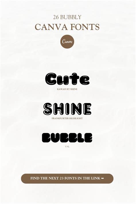 26 Bubble Canva Fonts That’ll Make Your Design Pop | Font canva lettering, Lettering fonts ...