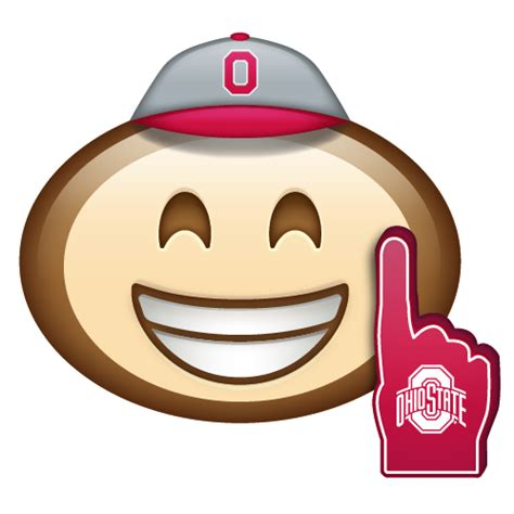 Brutus Emoji #1 | Ohio buckeyes, Ohio state buckeyes, Ohio state buckeyes crafts