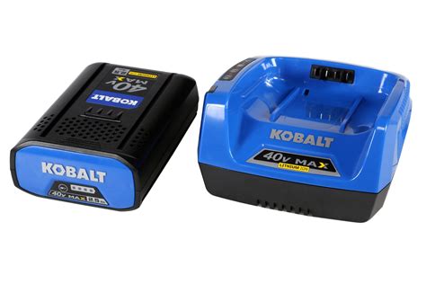 Batteries & Chargers Kobalt Max 40V 2.0AH KB 240-06 Lithium ION Replacement Battery and Charger ...