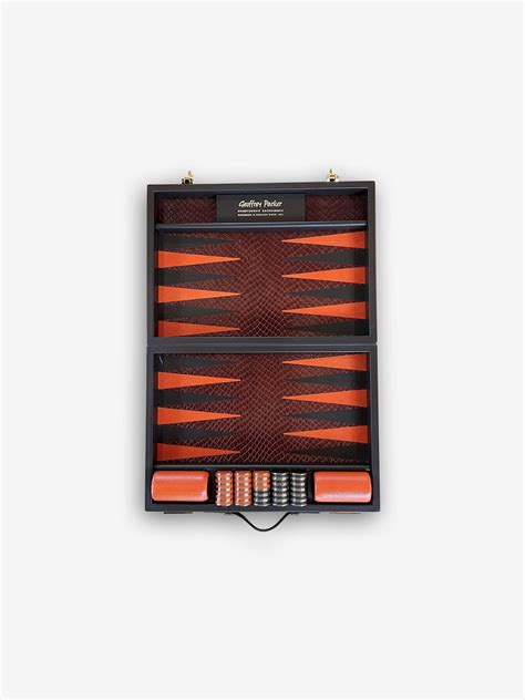 Travel Size Backgammon Board by Geoffrey Parker For Sale at 1stDibs | backgammon board size ...