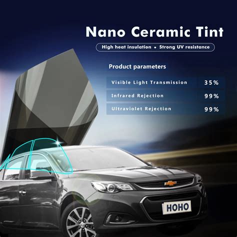 1.52x30meter Car Window Tints Window Film 35% VLT Nano Ceramic Solar Tint Film-in Window Foils ...