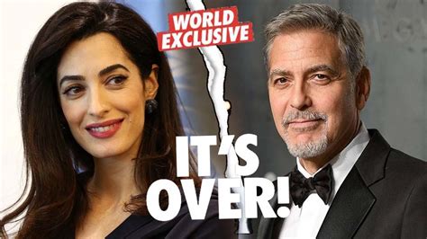 IT'S OVER ! Amal Clooney and George's divorce file has been approved - YouTube