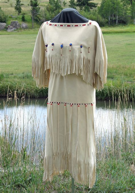 Buckskin-Deerskin Native American Dress Plains Indian | Etsy