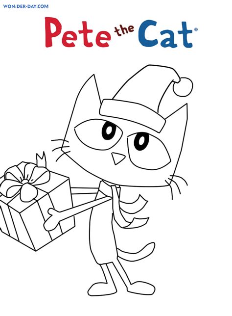 Pete The Cat Coloring Pages Printable for Free Download