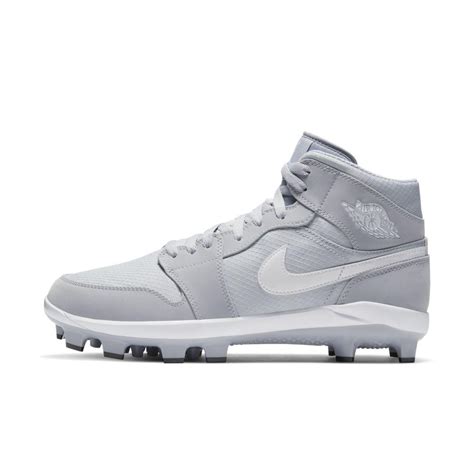 Nike Jordan 1 Retro Mcs Baseball Cleat in Gray for Men | Lyst