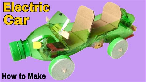 How to Make a Car Out of Plastic Bottle - (Powered Car/Electric Toy) - YouTube