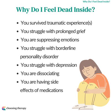 X Reasons Why You May Feel Dead Inside & How to Cope