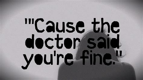 The Doctor Said [LYRICS] - YouTube