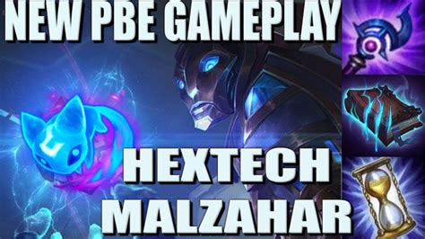 LOL - NEW HEXTECH MALZAHAR SKIN - NEW PBE GAMEPLAY - YouTube