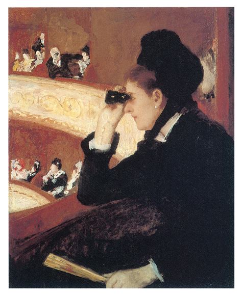 In the Loge Painting by Mary Cassatt - Fine Art America