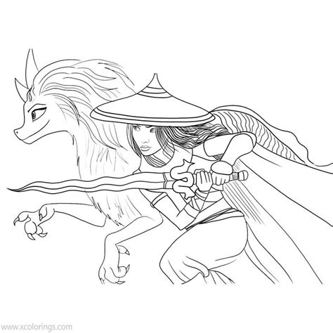 Raya and the last dragon coloring pages - paymentsvast