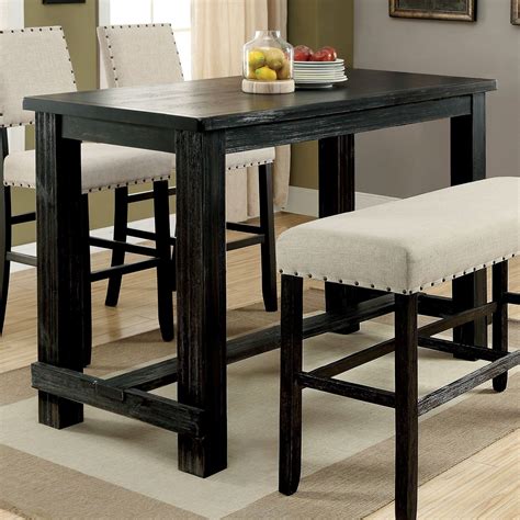 Furniture of America Helin II Bar Height Dining Table | Bar height ...