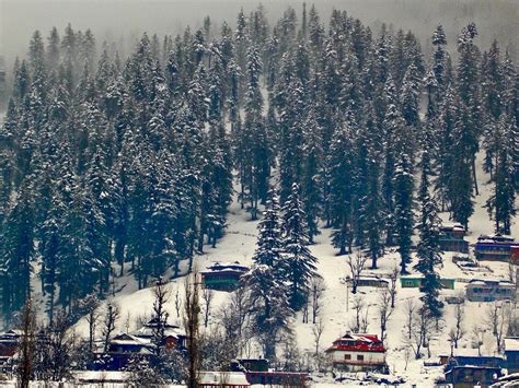 Winter Snowfall in Neelum Valley, Azad Kashmir, Pakistan