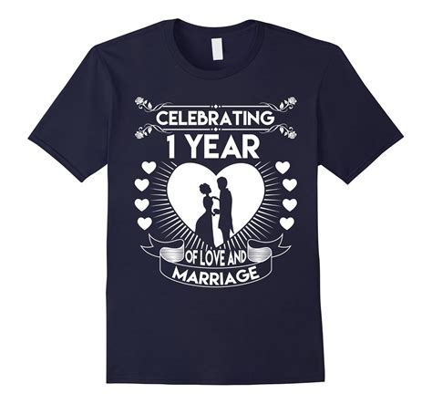 1 Year 1st Wedding Anniversary Gifts & Ideas Couple T Shirt-ah my shirt ...