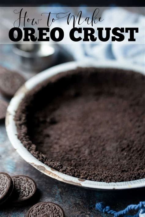 Oreo Pie Crust: Easy, No-Bake Chocolate Crust Recipe. -Baking a Moment