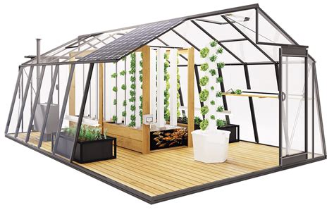 myfood - Permaculture & Smart Greenhouse | Greenhouse, Permaculture, Aluminium greenhouse