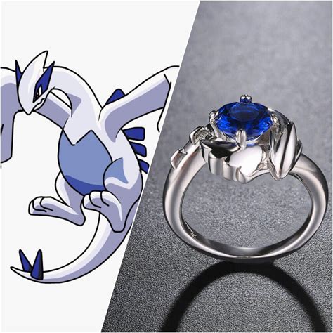 Lugia Ring-lugia Ring Inspired From Pokemon-925 Sterling - Etsy