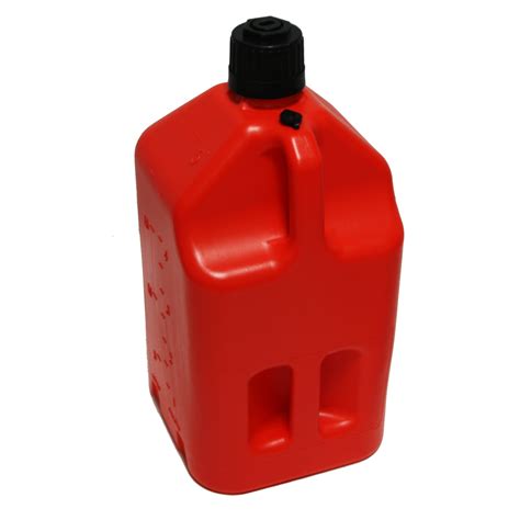 UTV ATV FUEL STORAGE 5 GALLON UTILITY FUEL DUMP JUG WITH FILL HOSE RED | eBay