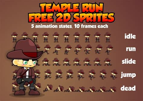 Temple Run - Free Sprites - Game Art 2D