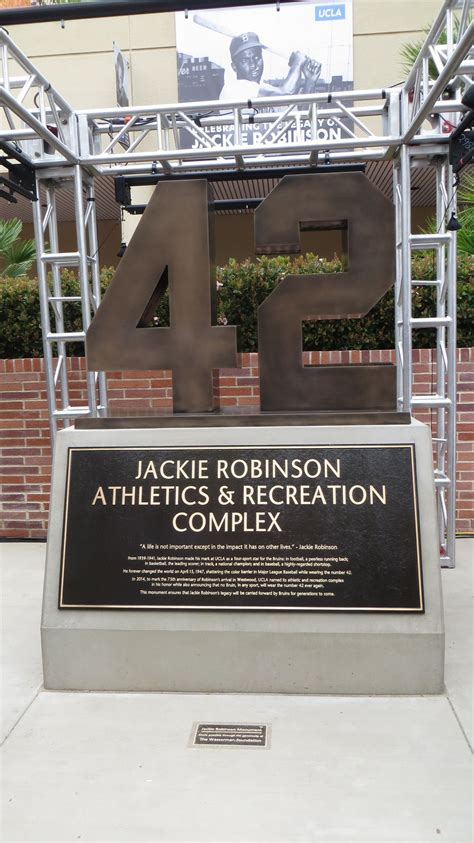 UCLA Unveils Jackie Robinson Monument - Bruins Nation