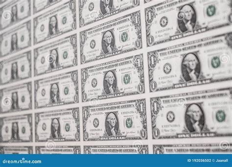 Printing American dollars stock photo. Image of help - 192036502